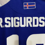 2018 Men Iceland Jersey Home Stadium Soccer World Cup Jersey Fanatics