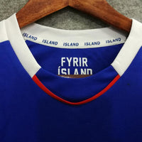2018 Men Iceland Jersey Home Stadium Soccer World Cup Jersey Fanatics