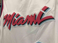 Men 3 Dwyane Wade City Jersey White Miami Heat jersey Fanatics Swingman